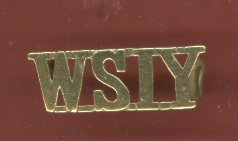 West Somerset Imperial Yeomanry Officer shoulder title