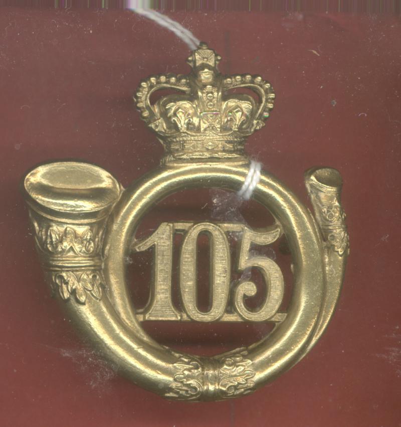 105th Regiment of Foot (Madras Light Infantry)Victorian OR's glengarry badge