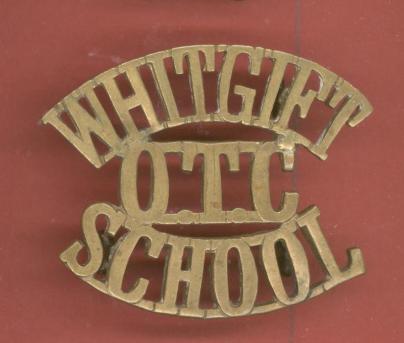 WHITGIFT / OTC / SCHOOL shoulder title