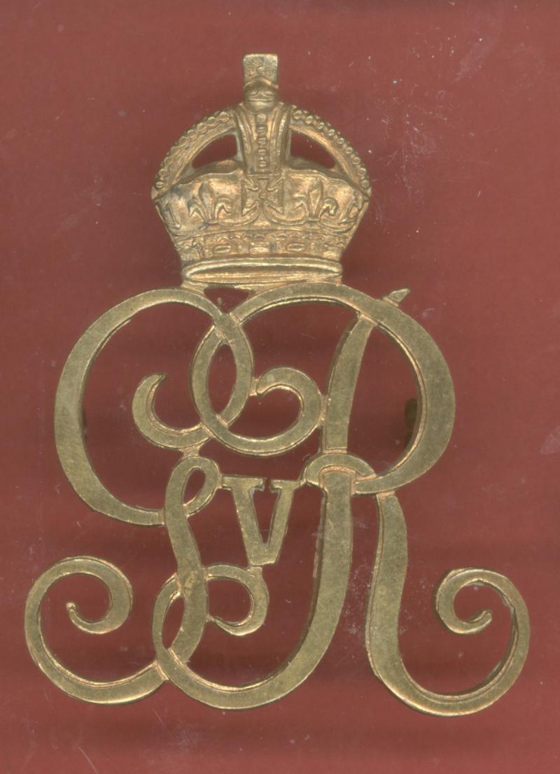 The King's Own Royal Norfolk Yeomanry WW1 OR's large cap badge