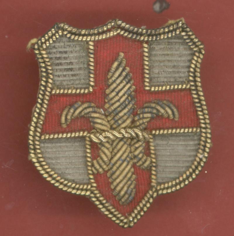 The Loyal North Lancashire Regiment Officer's bullion badge